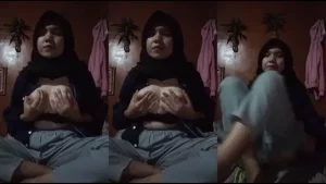 Hijab Hitam Masih SMA Kirim Tete Mulus buat Pacar