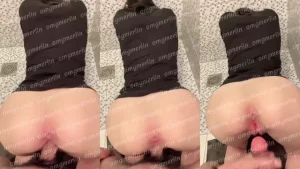 Pantat Mulus Ngentot di Toilet Hotel Sampai Crot