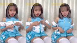 Abg Cantik Cosplay Rambut Pirang Colmek Enak 1